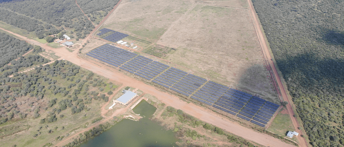 Second arail shot of Liverpool Solar Engery Farm surrounding area